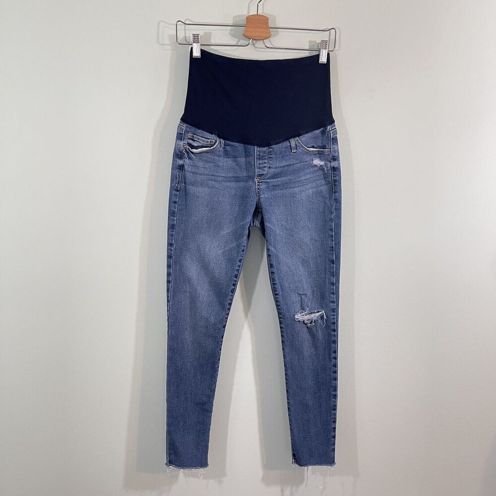 GAP Denim Maternity Med Wash Full Coverage Favorite Jegging Size 29/8R